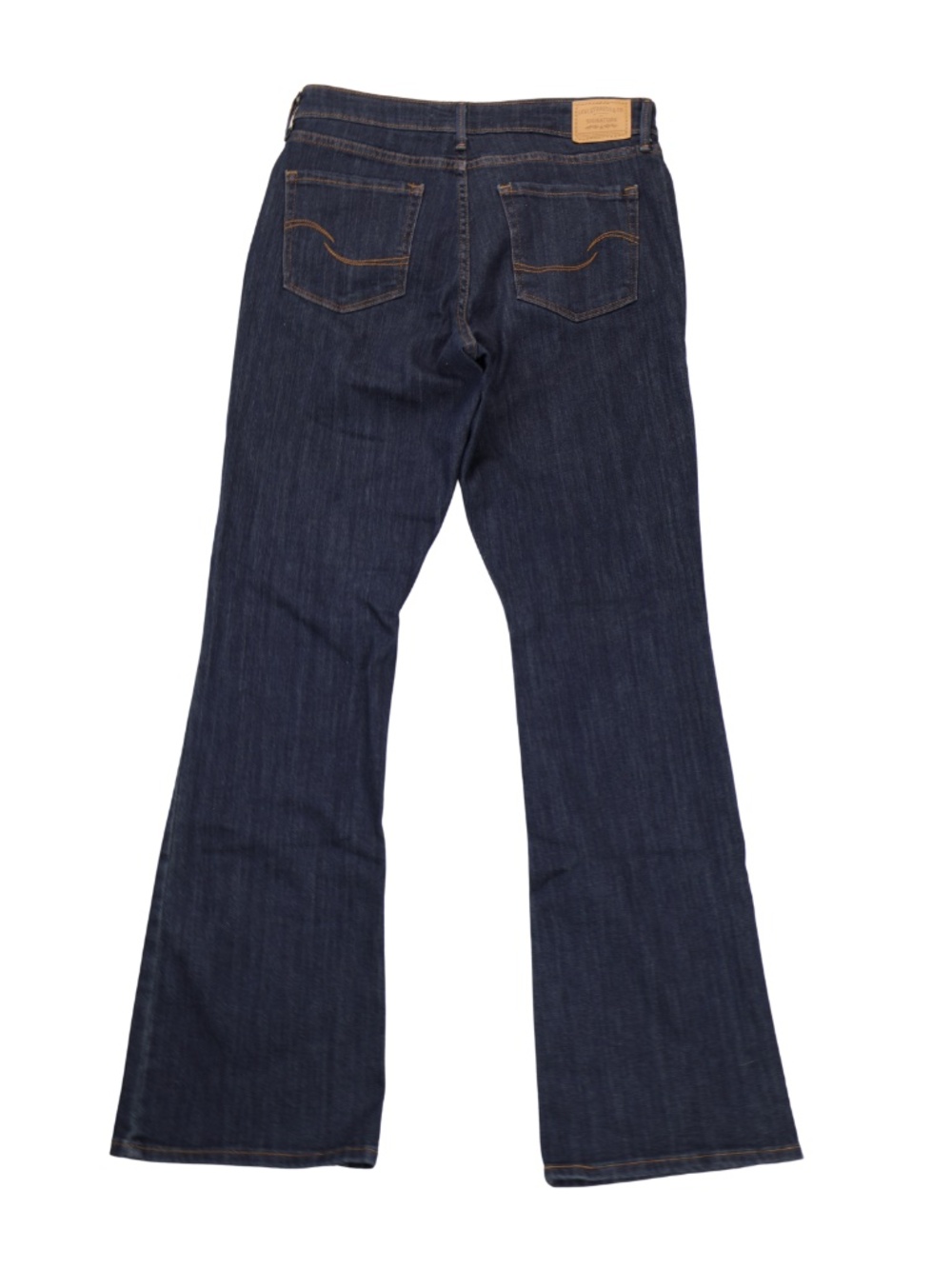 Levi Strauss Signature Mid Rise Bootcut Jeans Size 8 Dark Wash Stretch Denim - Picture 3 of 9